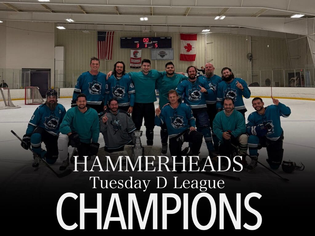Hammerheads Tuesday D League Champions
